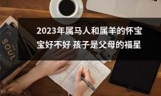 2023年属马和属羊的夫妇怀孕生育的宝宝，是否能成为健康聪明的“福星”，这与父母各种因素息息相关
