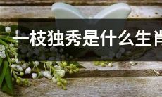 什么生肖拥有“一枝独秀”的意象？