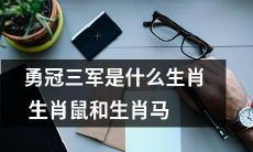 十二生肖中，究竟哪些生肖可以称得上“勇冠三军”——以生肖鼠和生肖马为例？