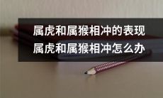 如何应对属虎和属猴相冲的挑战：探讨属虎和属猴相冲的表现及其解决方法