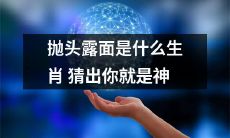 如果你能猜出这个生肖，你就是神，因为它抛头露面的特征让它与众不同