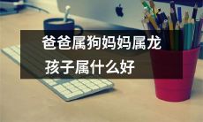 根据中华传统文化的十二生肖，父亲属于狗，母亲属于龙，那么他们的孩子应该属于哪个生肖呢？复杂而有趣的家庭生肖匹配问题探讨！