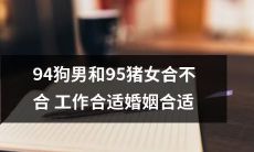94年的男性与95年的女性是否适合在工作上合作并结为夫妻？