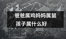 父亲是鸡，母亲是鼠，那么他们的孩子应该属于哪个属相呢？让我们来探讨一下最合适的答案！