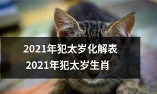 2021年属相犯太岁详解：十二生肖的犯太岁化解表及应对策略