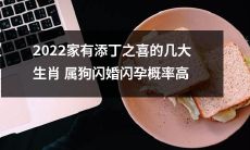 2022年属狗的生肖,其闪婚闪孕概率高,因为他们很可能要迎来家庭生育的喜事