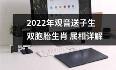 对2022年出生双胞胎而言，观音送子提供的生肖属相解析与预测