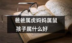 爸爸是属于华丽的虎妈妈是可爱的鼠，那么孩子们属于什么好呢？——解答父母星座对孩子命运的影响
