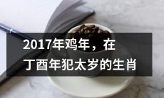 2017年鸡年，哪些生肖在丁酉年犯太岁，需要留意风险？