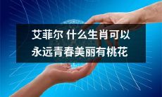 哪个生肖在艾菲尔的周围可以永保青春、迷人无限且桃花不断?