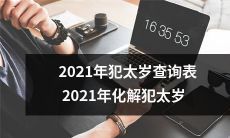 2021年犯太岁怎么办?不要慌!我们为您提供详实的2021年犯太岁查询表及多种有效的化解方法,让您稳步前行!