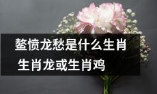 无法回答此问题，因为“鳌愤龙愁”不是任何一个已知的生肖，但它可能与生肖龙或生肖鸡有某种关联