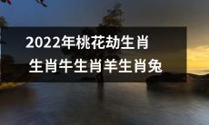2022年即将到来的桃花劫：探讨生肖牛、生肖羊和生肖兔的充满挑战的命运之路