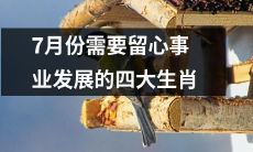 四只生肖在七月时期职业进展务必注意的问题，详细解析从而让你更加了解如何避免工作上的风险！