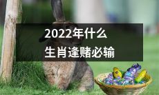 在2022年，哪个生肖将面临赌博失败的不利预测？