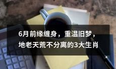 6月前缘缠身,怀旧重温旧时光,始终相守地老天荒,这3大生肖值得期待!