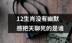 哪个生肖和其他12个生肖相比缺乏幽默感，在谈天说地时会把话题谈得乏味无聊？
