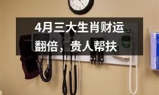 四月将会是三大生肖的财富大翻身，因贵人的帮扶而倍增收入的黄金时期！