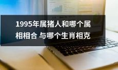 1995年属猪人应与哪个属相匹配，哪个生肖应该避免相克的情况？