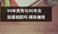 能否兼容:1994年生肖狗男和1996年属鼠女是否有矛盾?