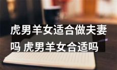 虎男羊女是否具备足够的相似之处以适合成为夫妻: 一项详尽的探讨