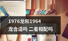 龙年1976和龙年1964的人是否具有相融合的性格特征,适合互相搭配?