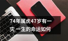 经历过一次大灾的74年生属虎人，现47岁，命运究竟如何发展呢？