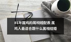 1981年生肖属鸡人的婚配指南：为不同属相寻找最佳婚姻匹配
