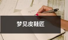 在梦中遇见一位精湛的皮鞋匠，并展开一场始终难忘的精神之旅