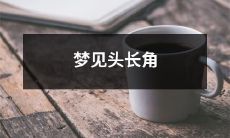 做梦了，梦见自己头顶长出角来啦！