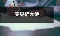 做梦时看到自己在清除大便，使用铲子清理场景的奇异且令人不安的梦境