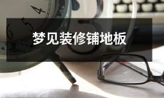 在深夜梦中遇见了装修工人,与之一同铺设了地板,共同打造了一个梦幻般的家居环境
