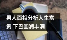 面相分析：下巴圆润丰满，预示着男人在人生中将获得财富和荣耀的可能性较大