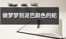 在梦中眼见泥泞色彩的蛇缠绕身旁：一场微妙而令人恍惚的奇异梦境