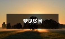 某人梦见自己陷入了贫困状态的奇特梦境,感受到深切的“一穷二白”的无助感受