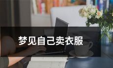 梦见自己在市场上卖衣服和服装，充满着喜悦和商业气氛的梦境