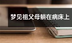 梦见祖父母身陷病榻，弥漫着病痛和无助的情感，而自己旁观无能的情景感到焦虑和无奈