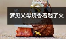 梦中亲眼目睹父母烧香祭祖，结果发现起了火灾！