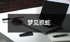 在梦境中经历抓捕着蛇的奇妙旅程