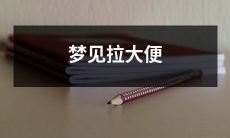 在梦中经历拉大便的奇异体验:探讨可能的解释与心理意义