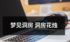 梦见自己身处洞房之中，被点燃的花烛映照出温暖浪漫的氛围和思绪的起伏情感