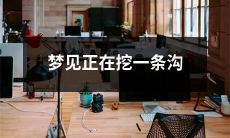 在梦中，发现自己正身体力行地挖掘一条新沟渠的梦境描述