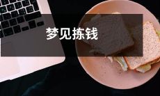 在清晨醒来，发现自己梦见拣钱的惊人场景：不断地在地上捡起散落的硬币和钞票，挑选着那些亮闪闪的珍品，欣喜若狂，仿佛拥有了整个世界的财富