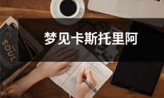 我做了一个奇异的梦，梦见了古希腊神话中的知识女神卡斯托里阿！