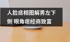 男性左下眼角痣的人脸相图解：从痣相印证创业致富之路