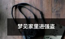 在梦中遇见家中遭遇强盗入侵情况的经历