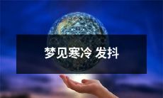 梦中经历刺骨凛冽，发抖终日：我梦见了寒冷的冬日