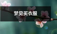 在梦中购买新衣服的奇妙体验：究竟象征着什么？