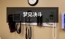 梦境中的生死较量：探索梦见决斗的奥秘与象征意义