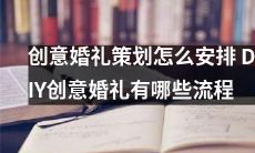 如何策划创意的婚礼：深度探讨DIY方案及其具体流程